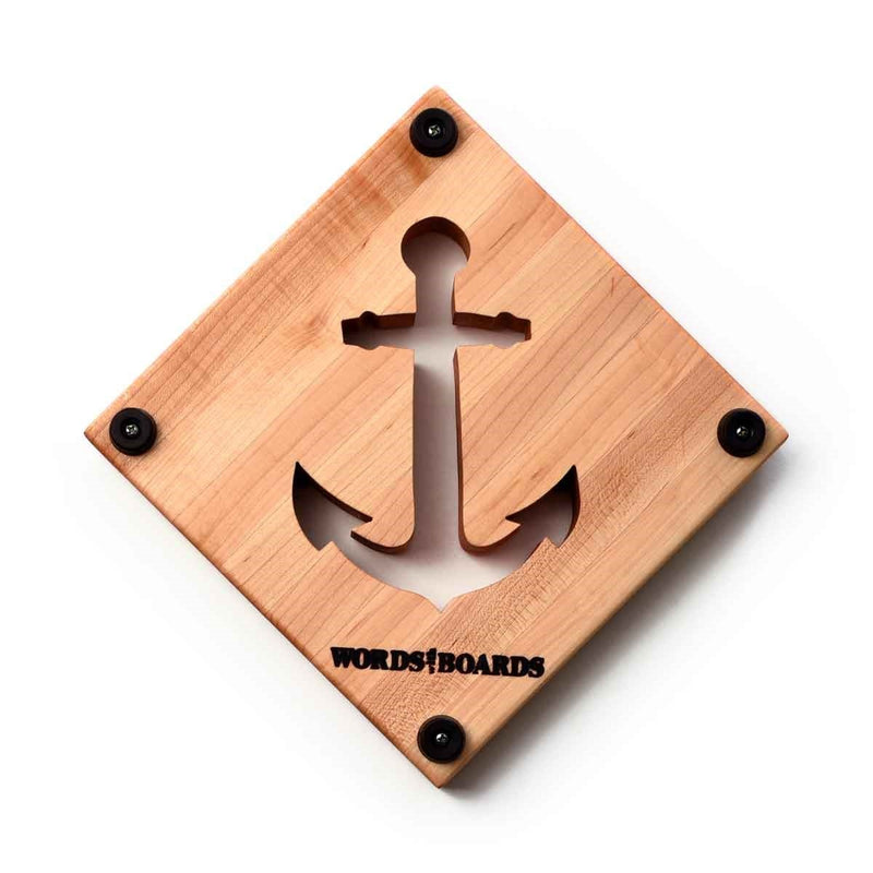 Anchor Wooden Trivets Words with Boards Words with Boards, LLC