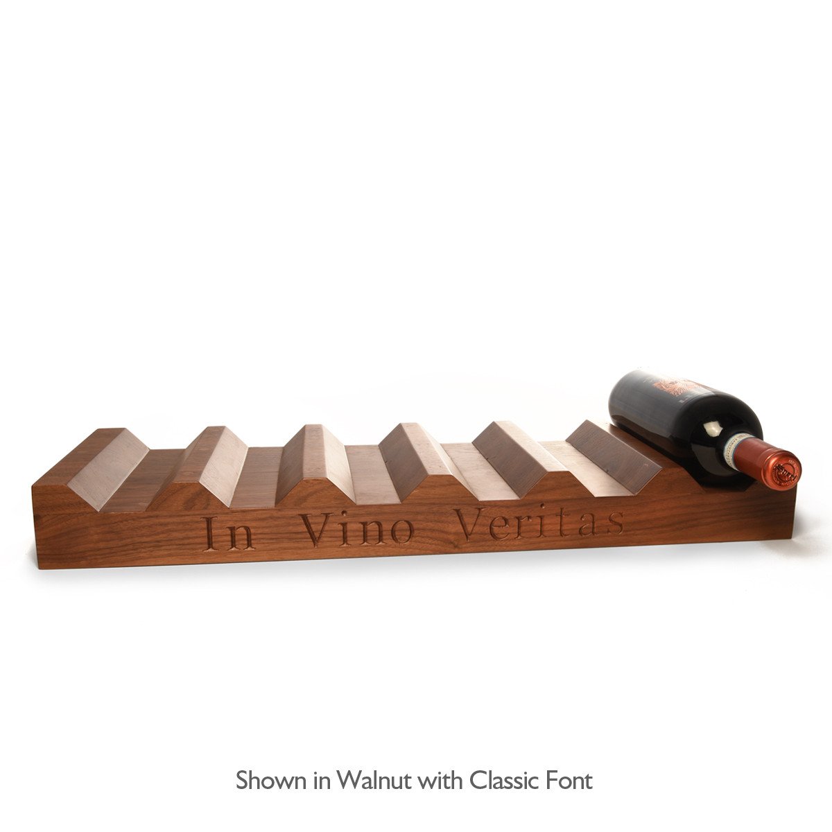 Wood Wine Rack ~ Personalized 12 bottle - Words with Boards
 - 1