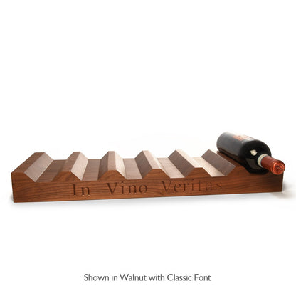 Wood Wine Rack ~ In Vino Veritas - Words with Boards
 - 1