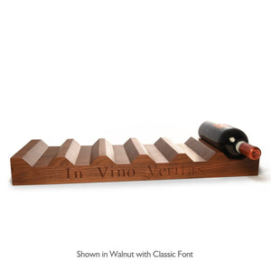 Wood Wine Rack ~ In Vino Veritas - Words with Boards
 - 1