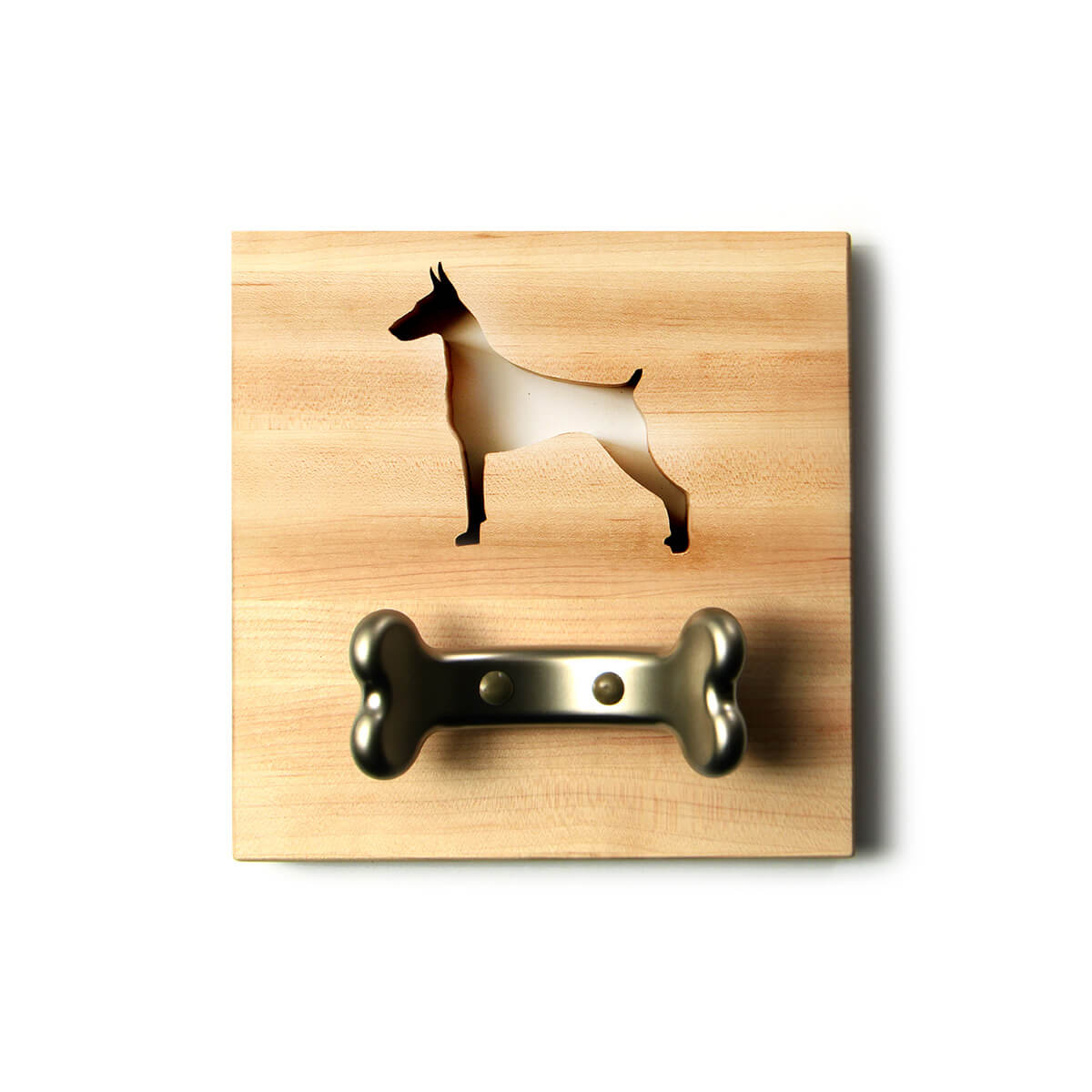 Words with Boards Wooden Dog Leash Holder Words with Boards LLC