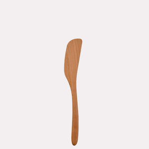 Wooden kitchen utensil, medium spreader