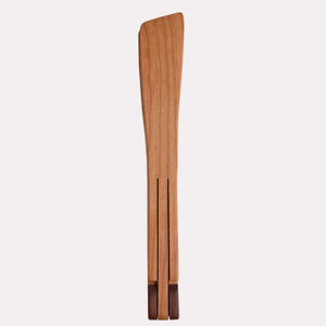 Wooden kitchen utensil, tongs