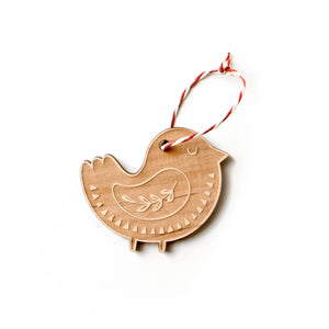 Woodland-Christmas-Ornaments-bird-maple-wood