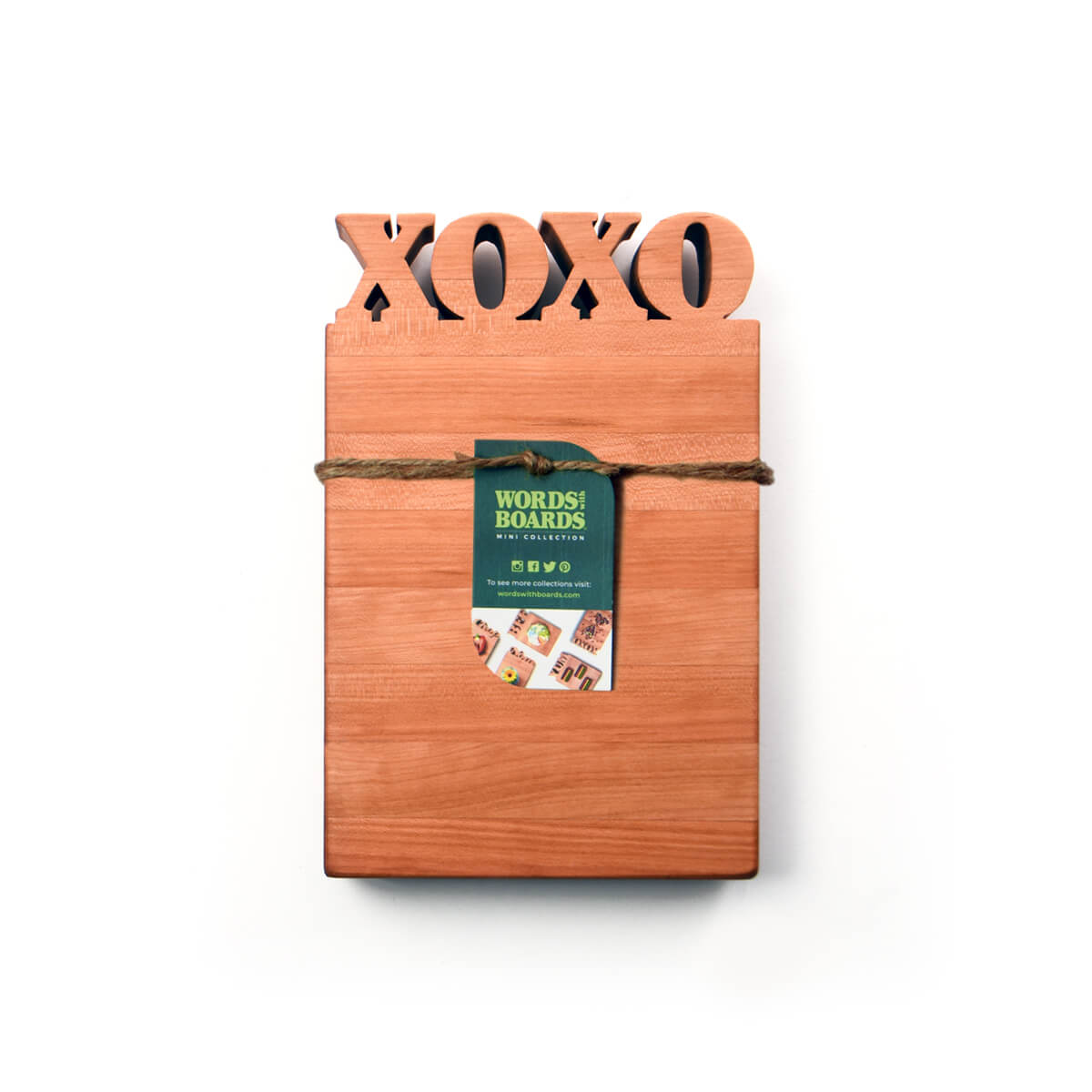 XOXO cutting Board cherry color