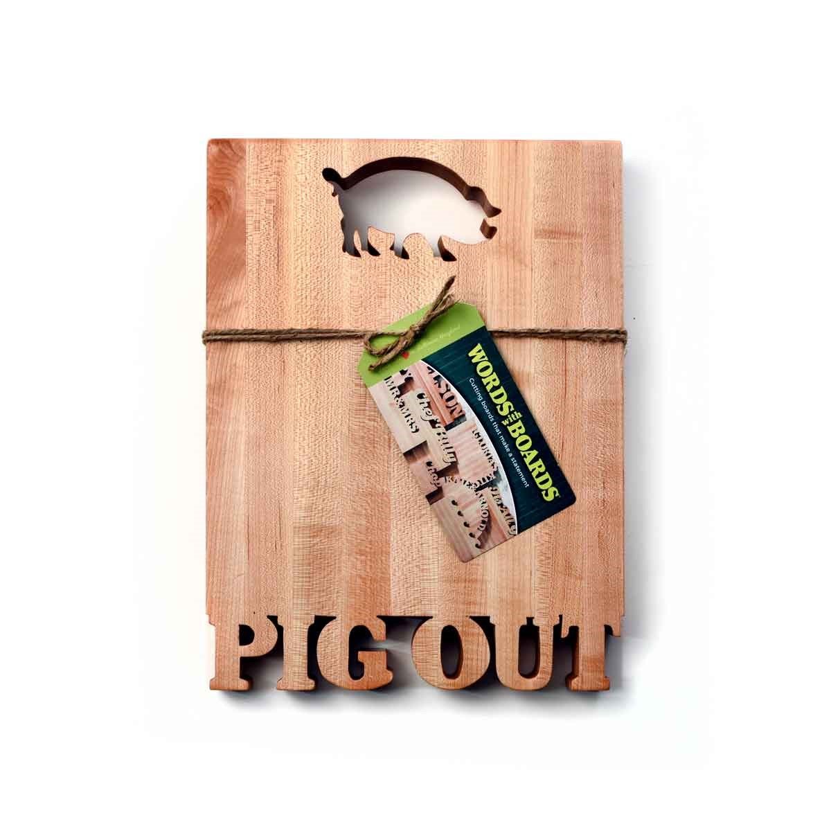 “Pig Out” Cutting Board