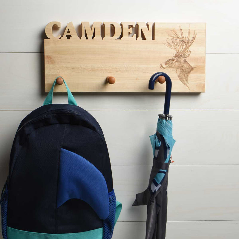 Personalized Coat Rack | Words with Boards - Words with Boards, LLC