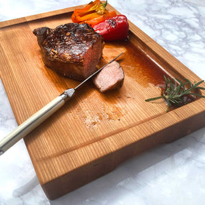 meat cutting board, cherry, small