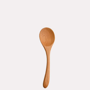 Wooden serving spoon, cherry wood