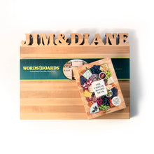 Custom Cutting Board + Book Bundle